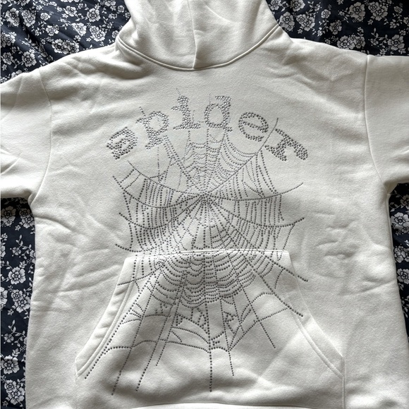 Sp5der hoodie (white)